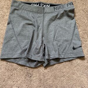 Nike Pro Women's Athletic Gray Shorts